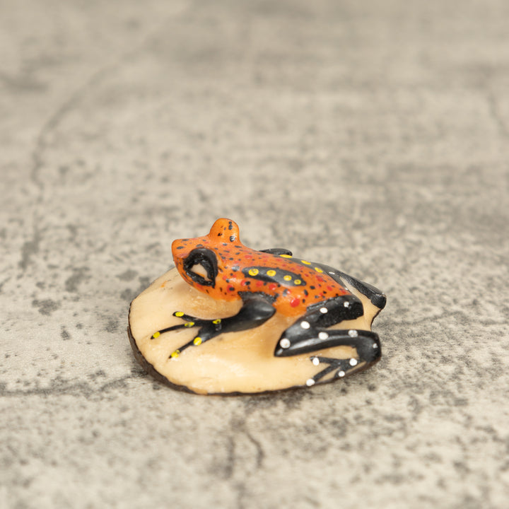 Vintage Poison Dart Tagua Nut Carving