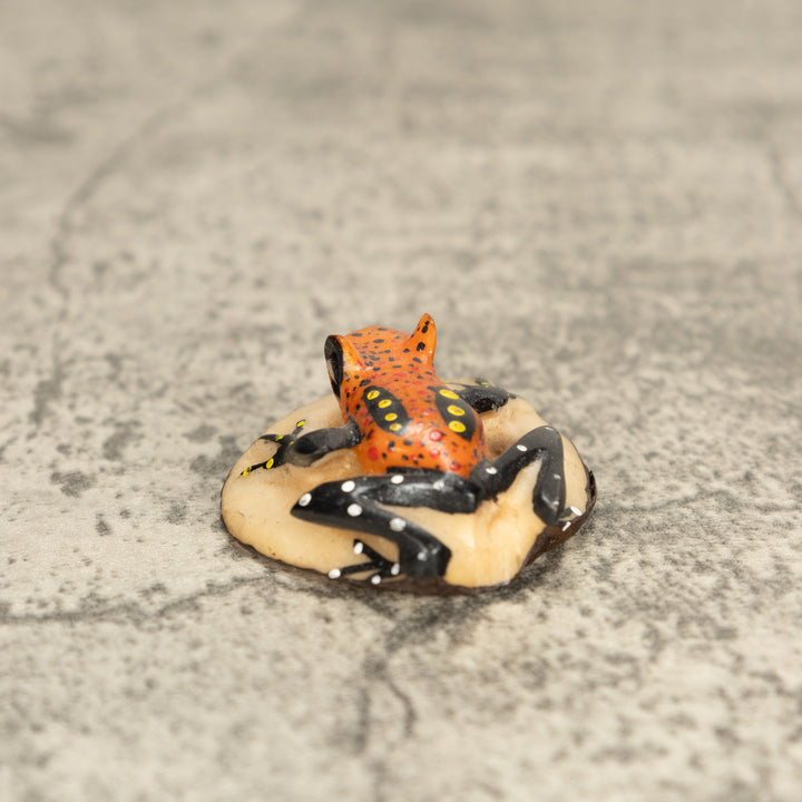 Vintage Poison Dart Tagua Nut Carving