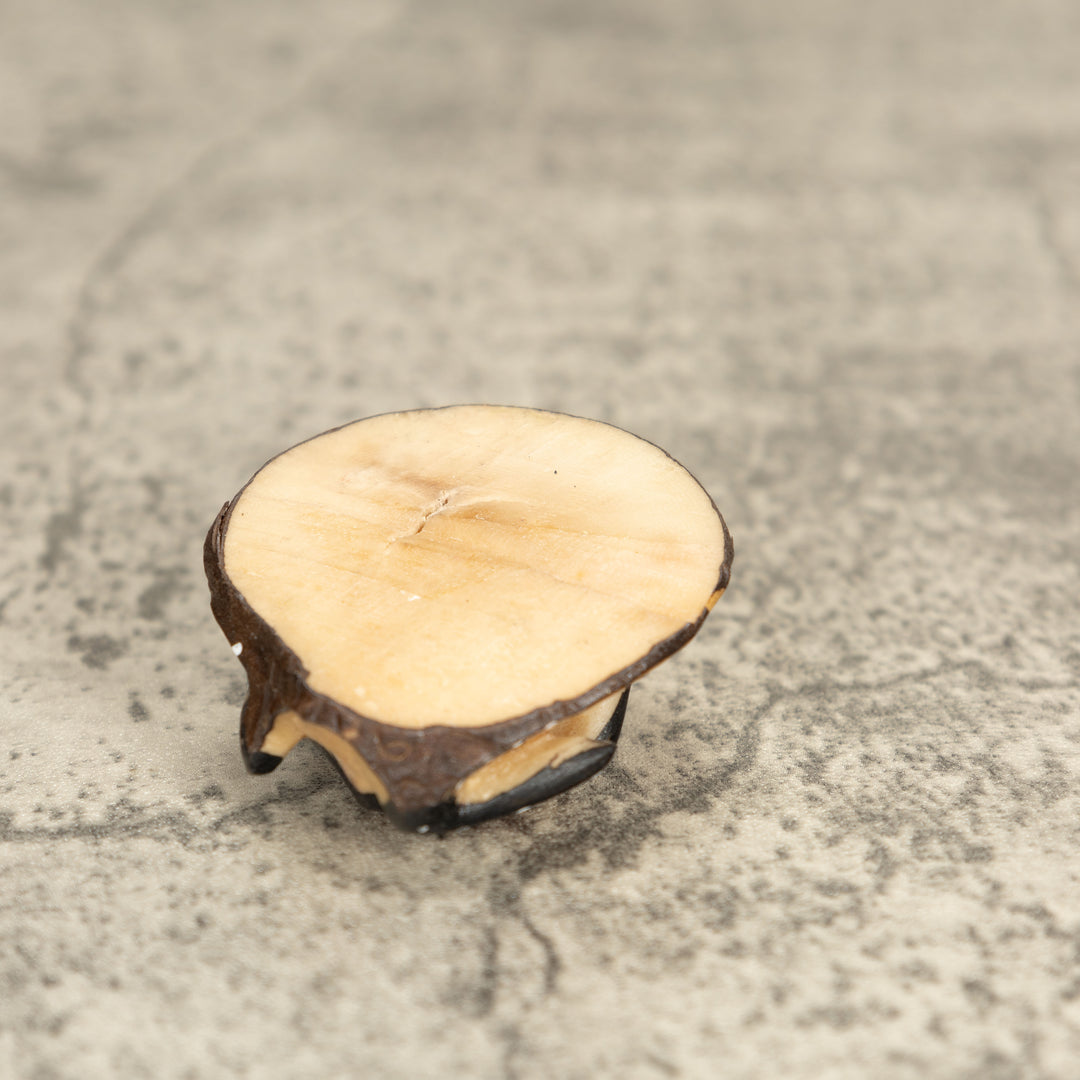 Vintage Poison Dart Tagua Nut Carving