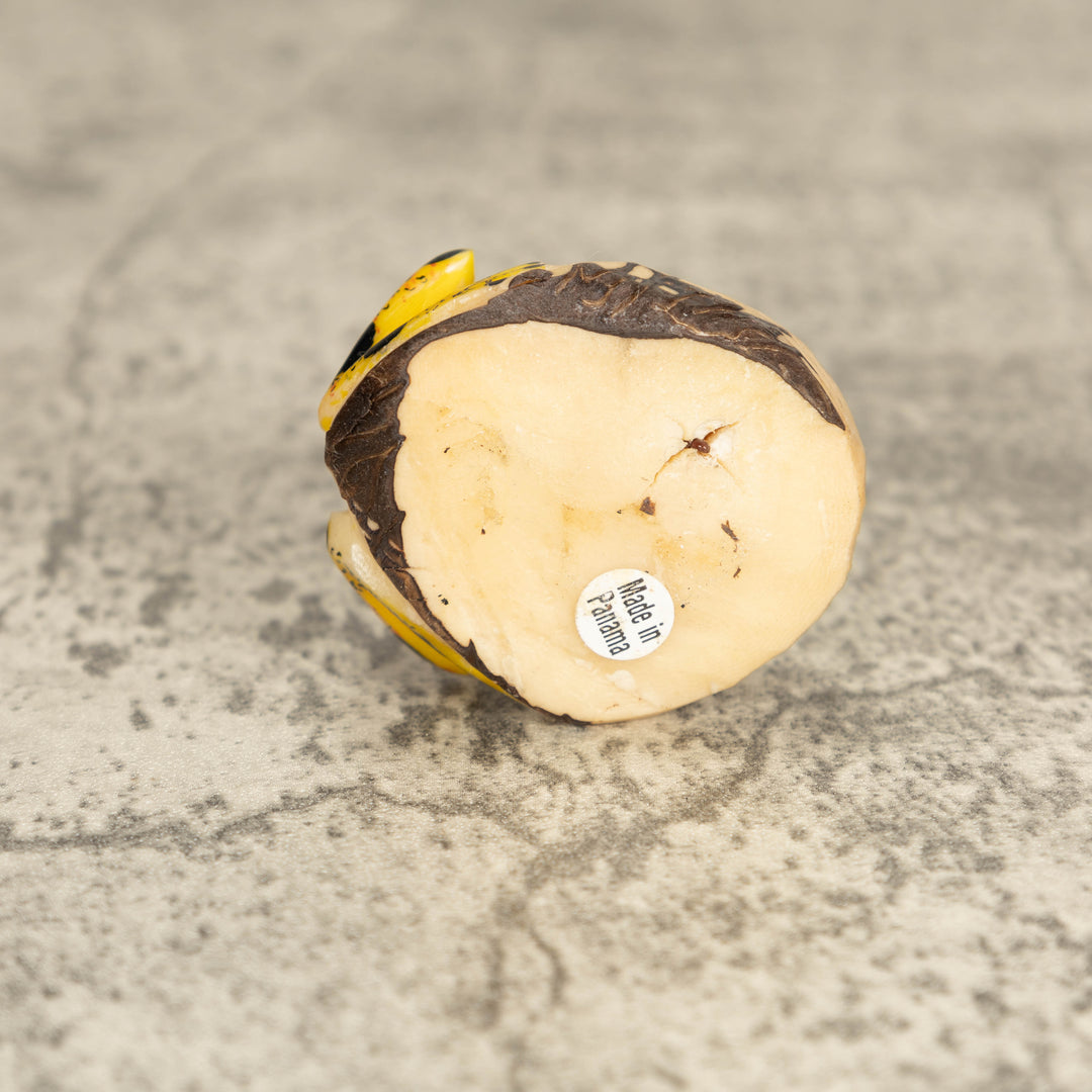 Vintage Poison Dart Tagua Nut Carving