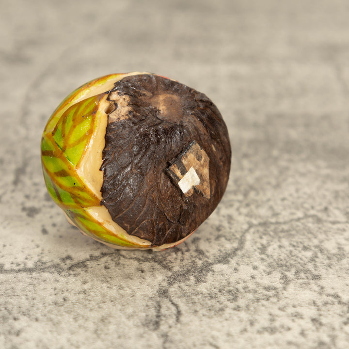 Vintage Poison Dart Tagua Nut Carving