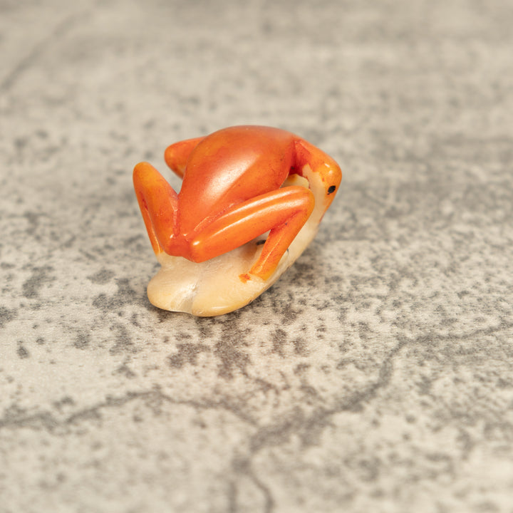 Vintage Poison Dart Tagua Nut Carving