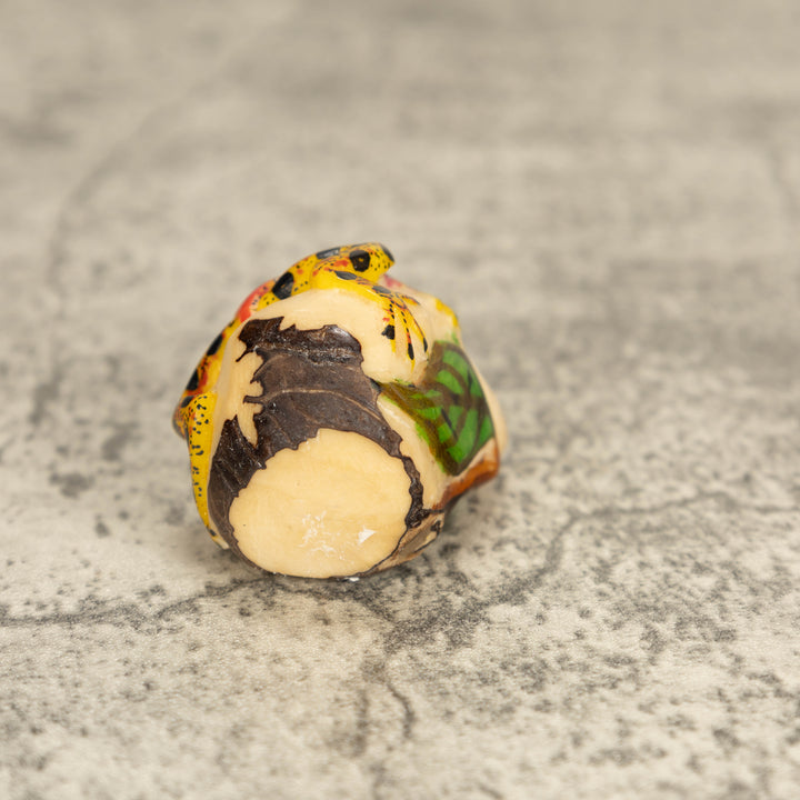 Vintage Poison Dart Tagua Nut Carving