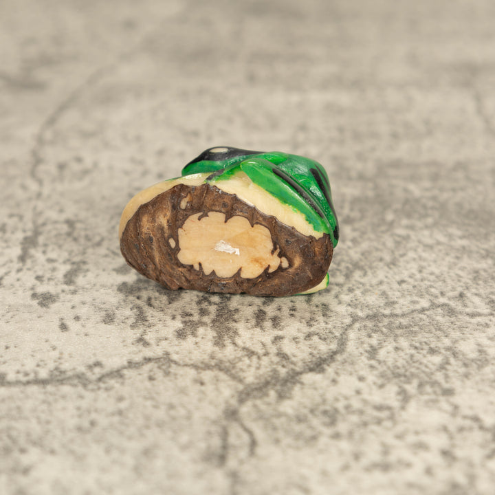 Vintage Poison Dart Tagua Nut Carving