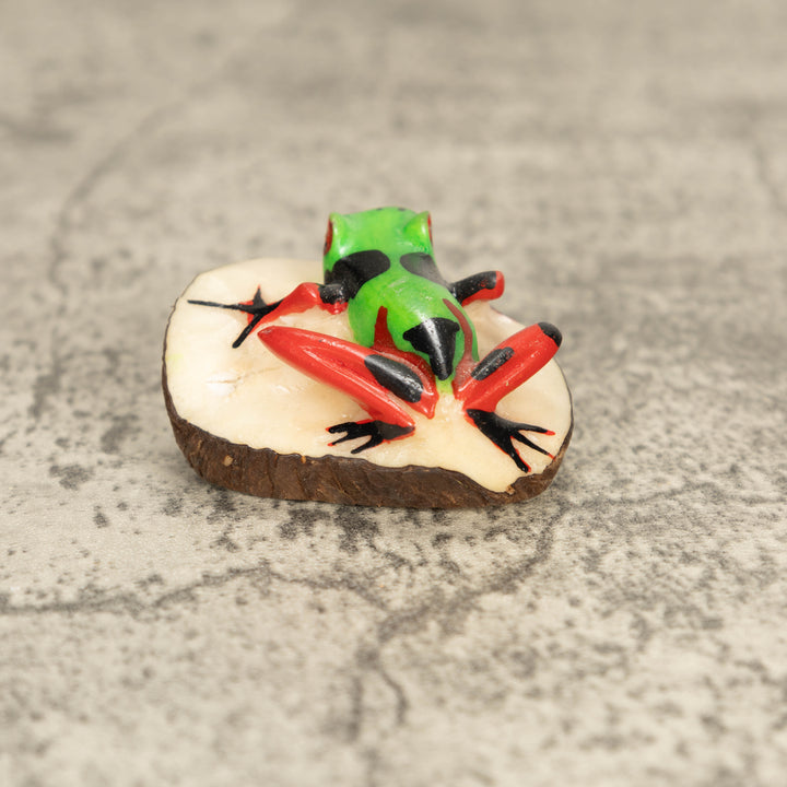 Vintage Poison Dart Tagua Nut Carving