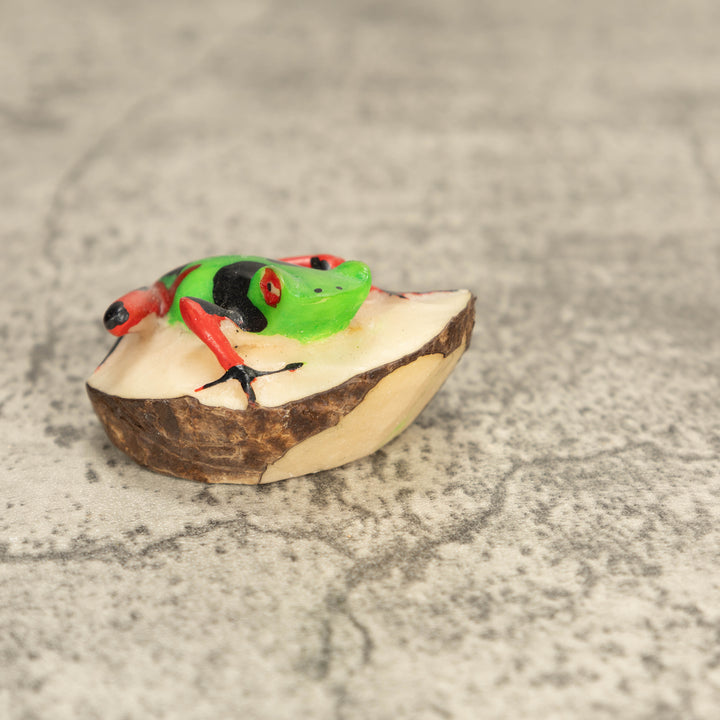 Vintage Poison Dart Tagua Nut Carving