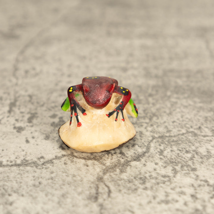 Vintage Poison Dart Tagua Nut Carving