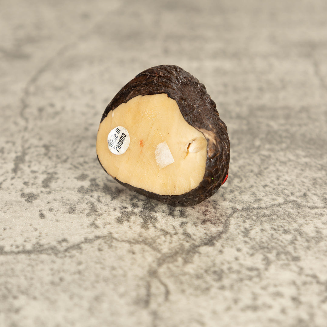 Vintage Poison Dart Tagua Nut Carving