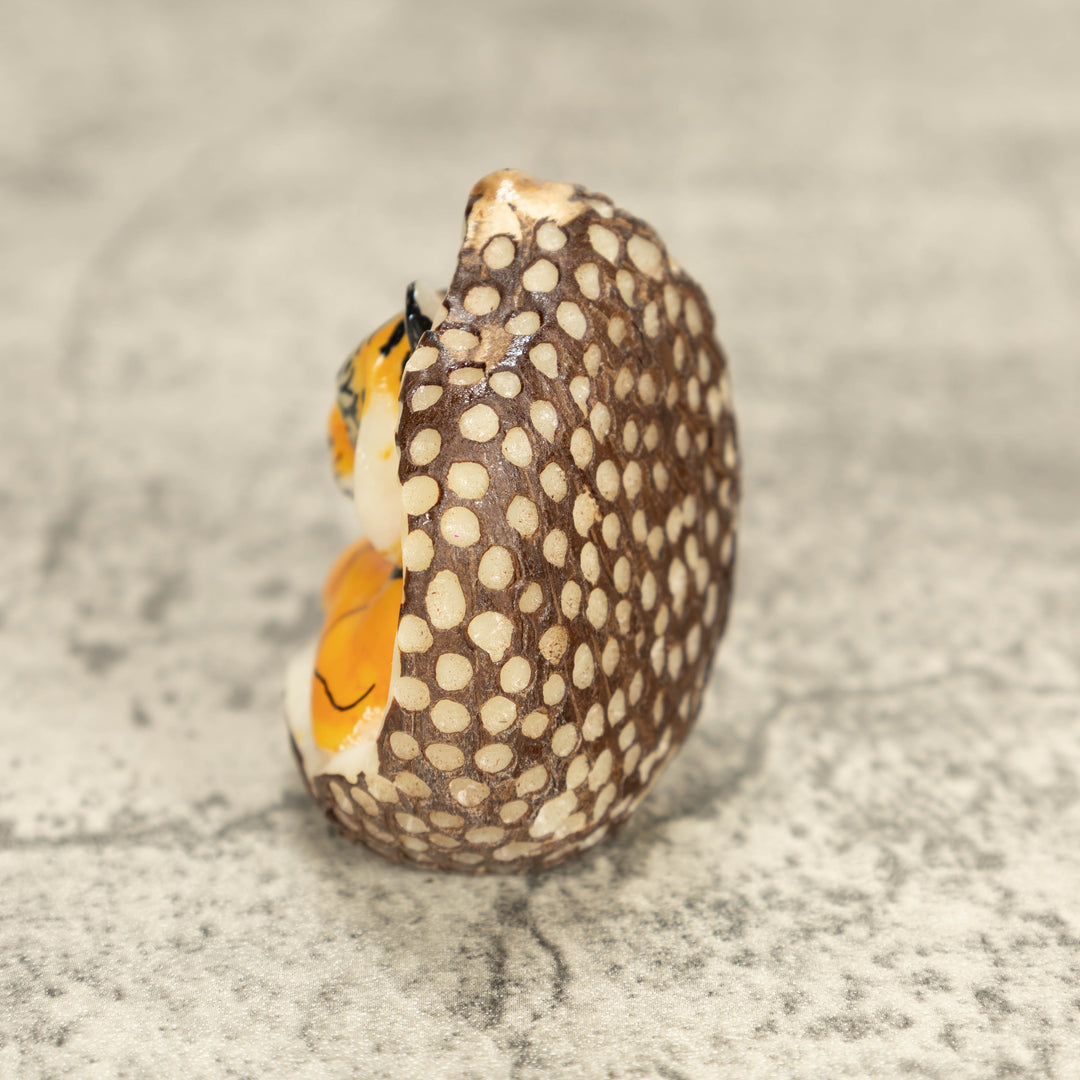 Bengal Tiger Cat Tagua Nut Carving