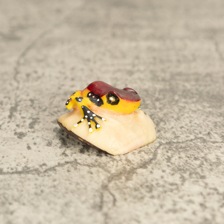 Vintage Poison Dart Tagua Nut Carving