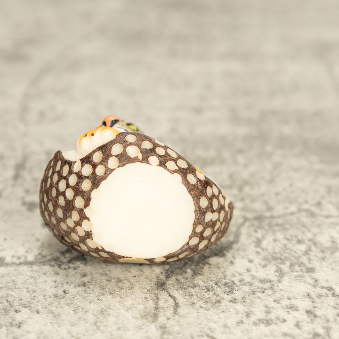 Bengal Tiger Cat Tagua Nut Carving