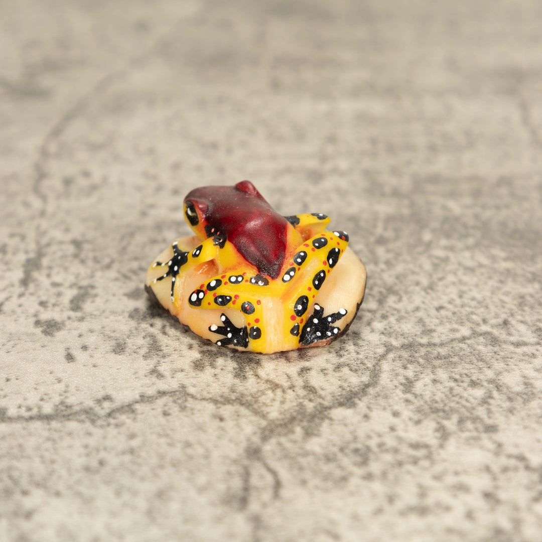 Vintage Poison Dart Tagua Nut Carving