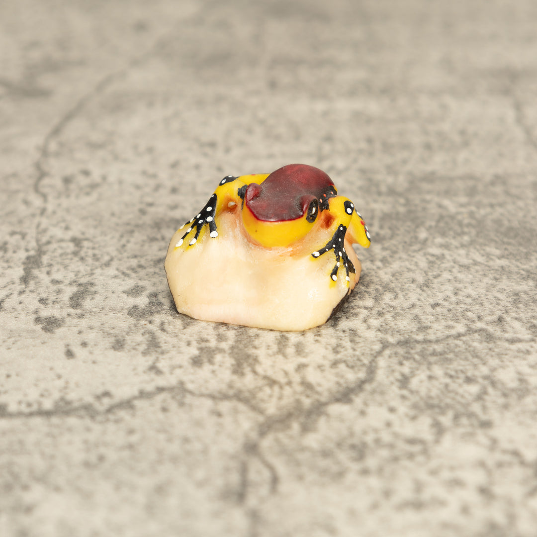 Vintage Poison Dart Tagua Nut Carving