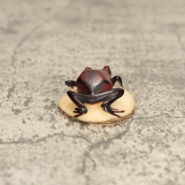 Vintage Poison Dart Tagua Nut Carving