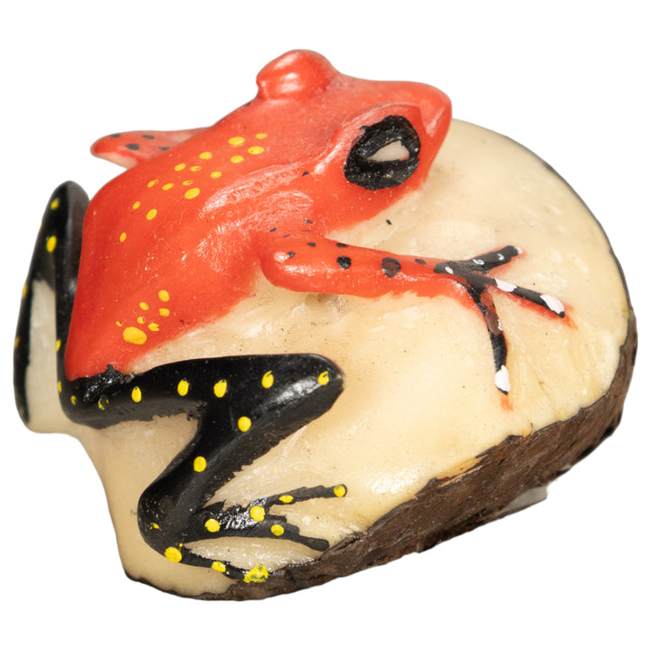 Vintage Poison Dart Tagua Nut Carving