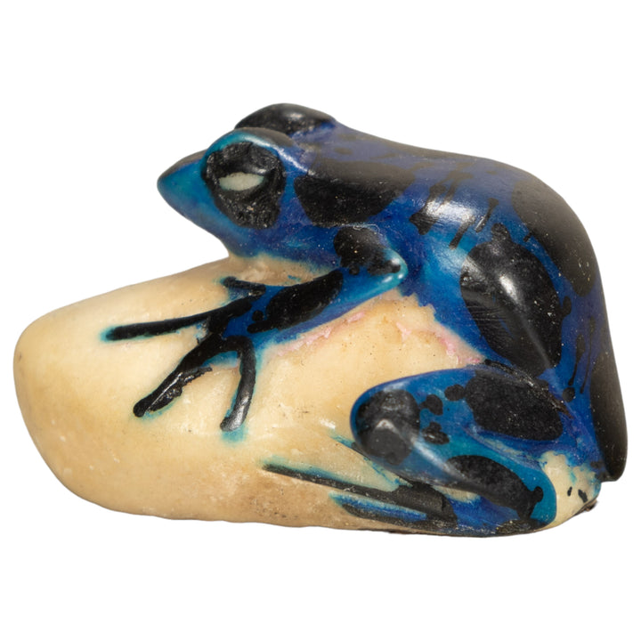 Vintage Poison Dart Tagua Nut Carving