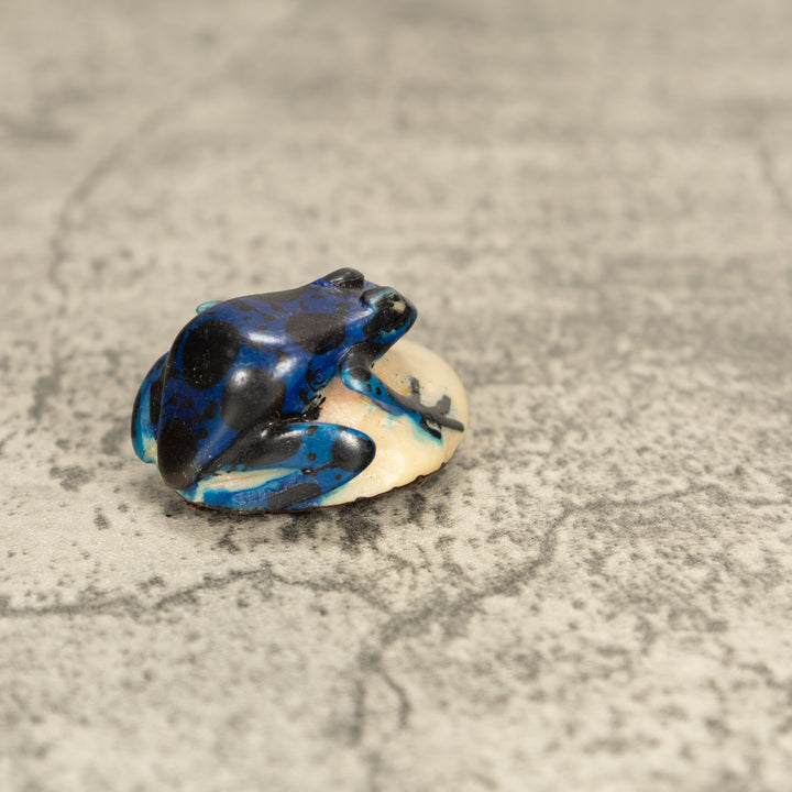 Vintage Poison Dart Tagua Nut Carving