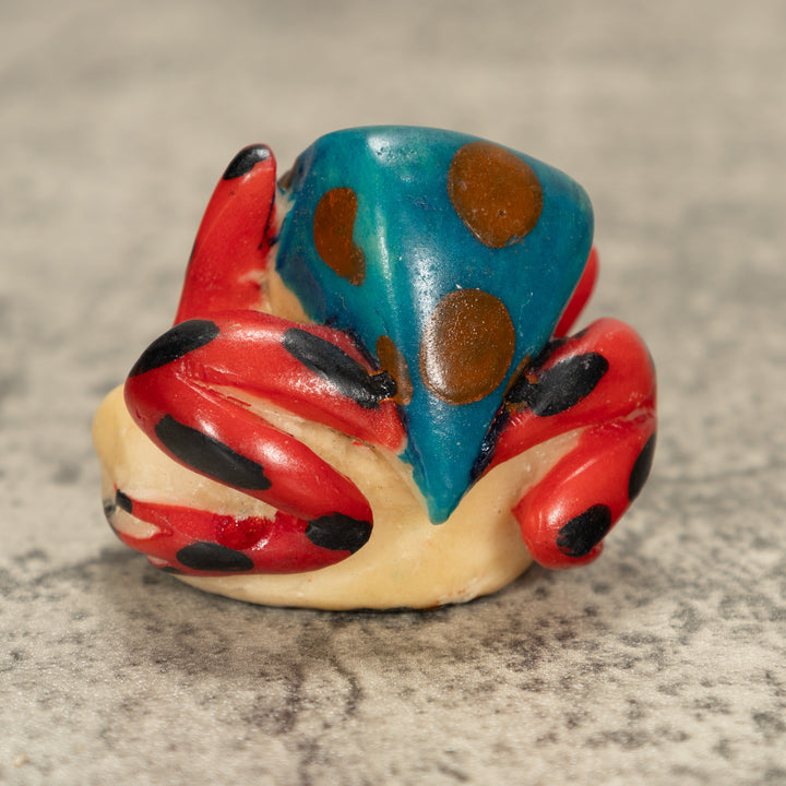 Poison Dart Frog Tagua Nut Carving