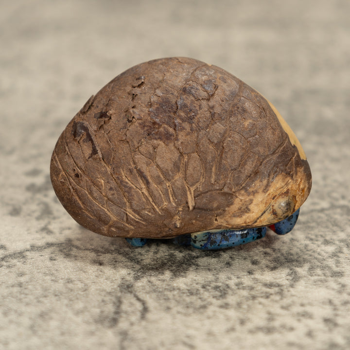 Two Poison Dart Frog Tagua Nut Carving