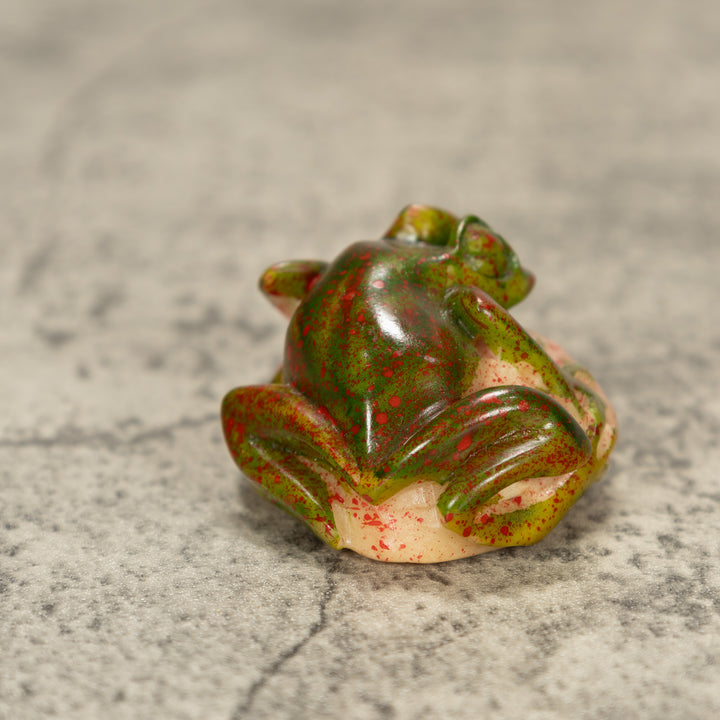 Poison Dart Frog Tagua Nut Carving