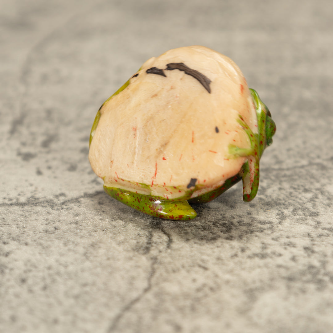 Poison Dart Frog Tagua Nut Carving