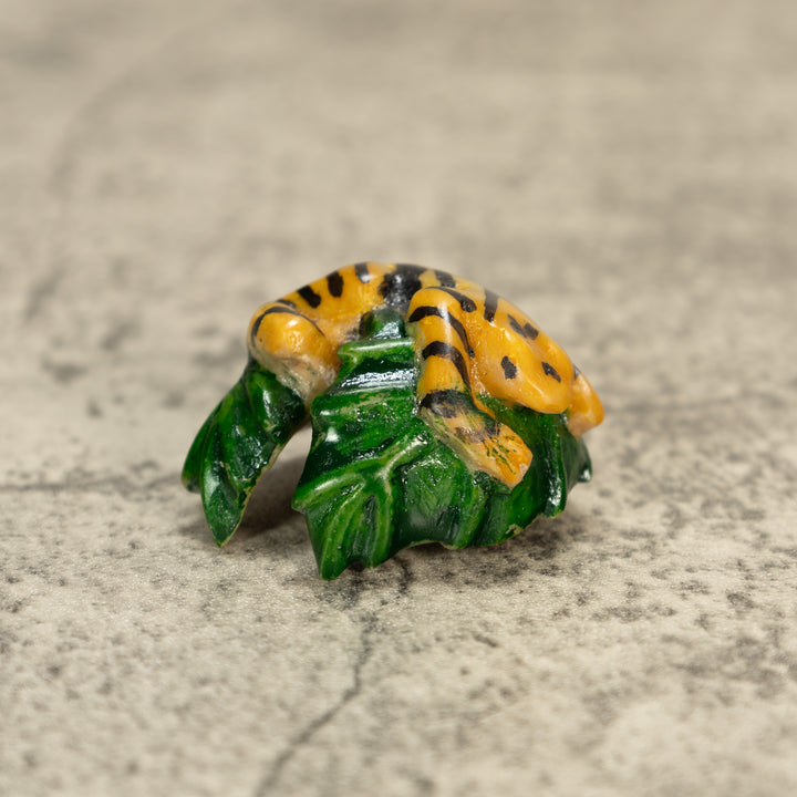 Poison Dart Frog Tagua Nut Carving