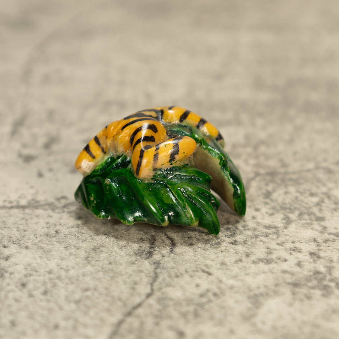Poison Dart Frog Tagua Nut Carving