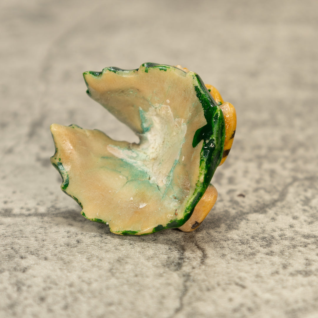 Poison Dart Frog Tagua Nut Carving