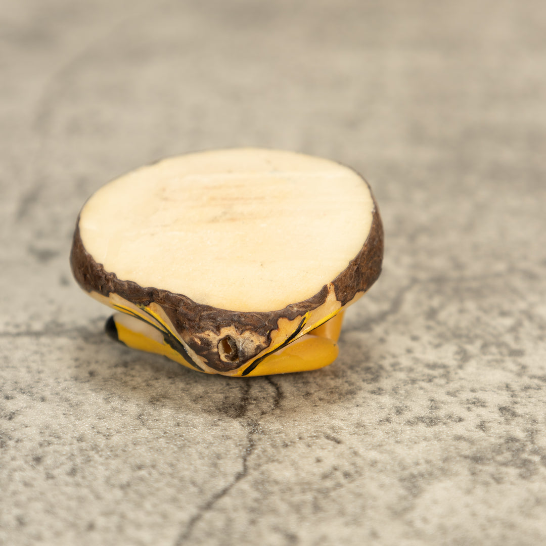 Poison Dart Frog Tagua Nut Carving