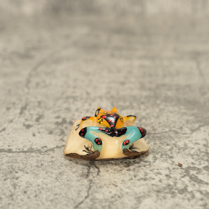 Poison Dart Frog Tagua Nut Carving