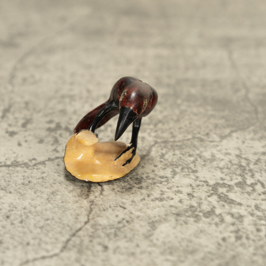 Vintage Bird Tagua Nut Carving