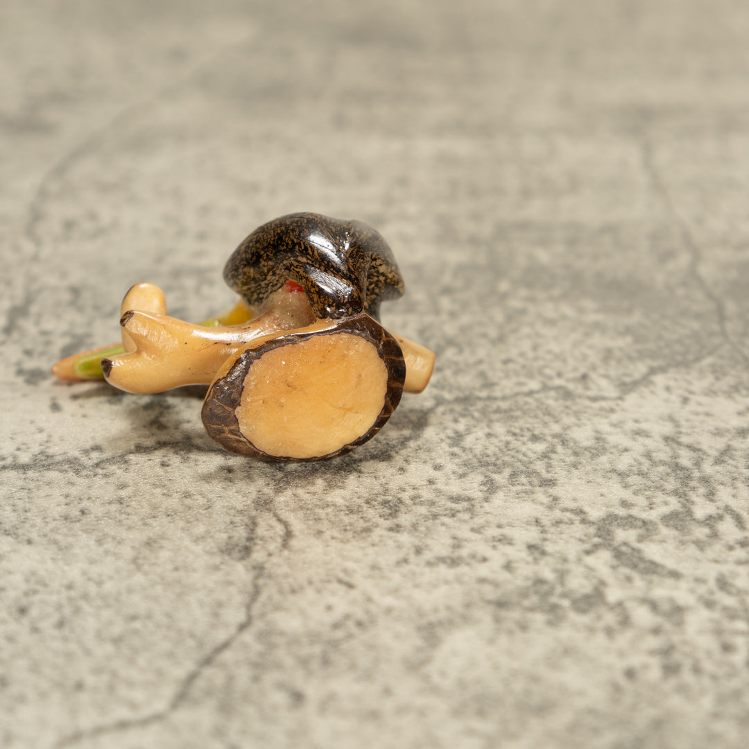 Vintage Toucan Parrot Bird Tagua Nut Carving