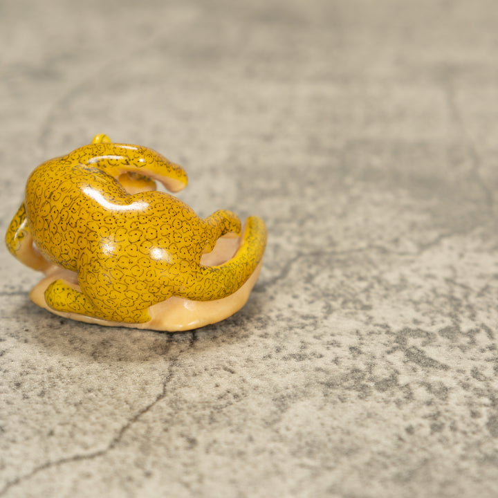 Vintage Puma Cat Tagua Nut Carving