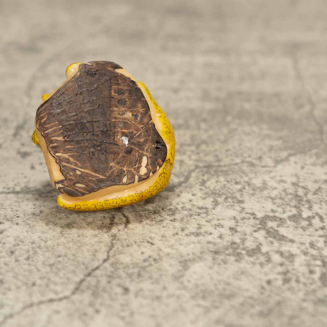 Vintage Puma Cat Tagua Nut Carving