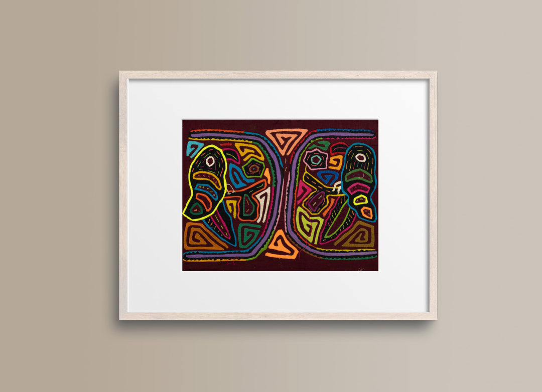 Vintage Parrot Bird Mola