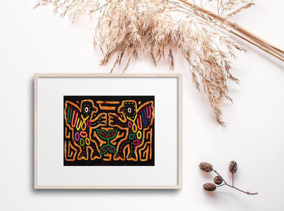 Vintage Dancing Angel Background Material Mola