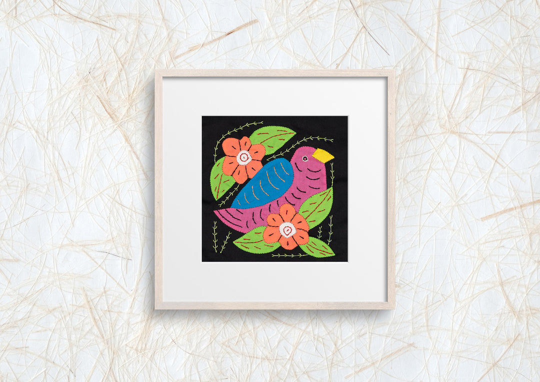 Purple And Blue Bird Molita