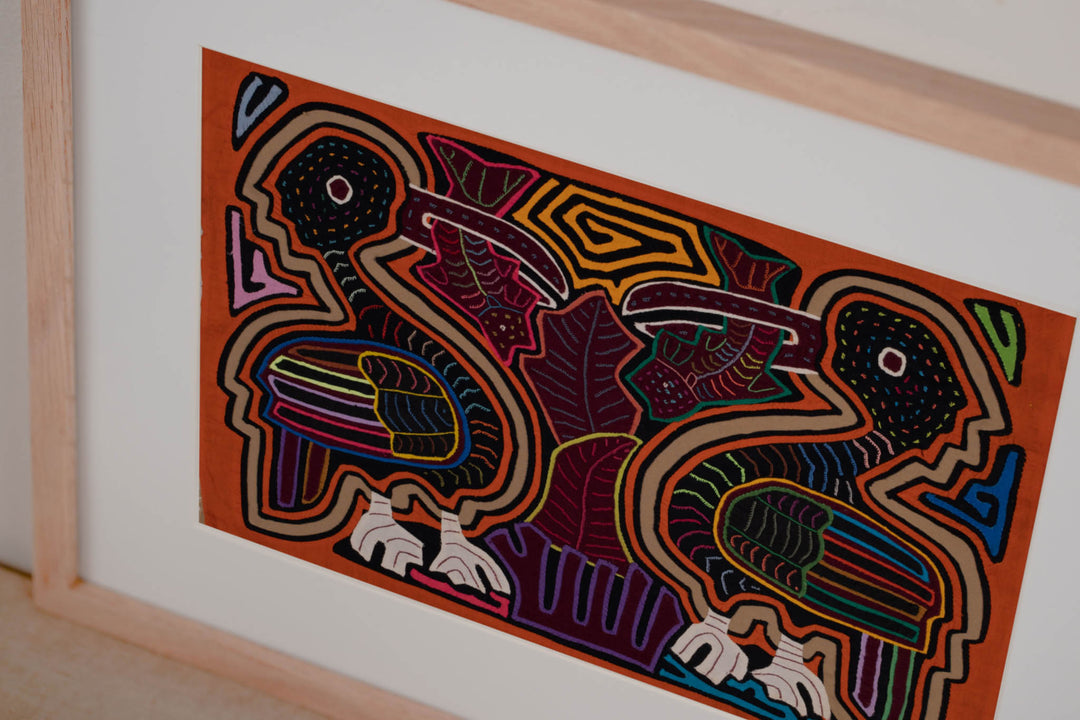 Kingfisher Bird Couple with Fish Mola