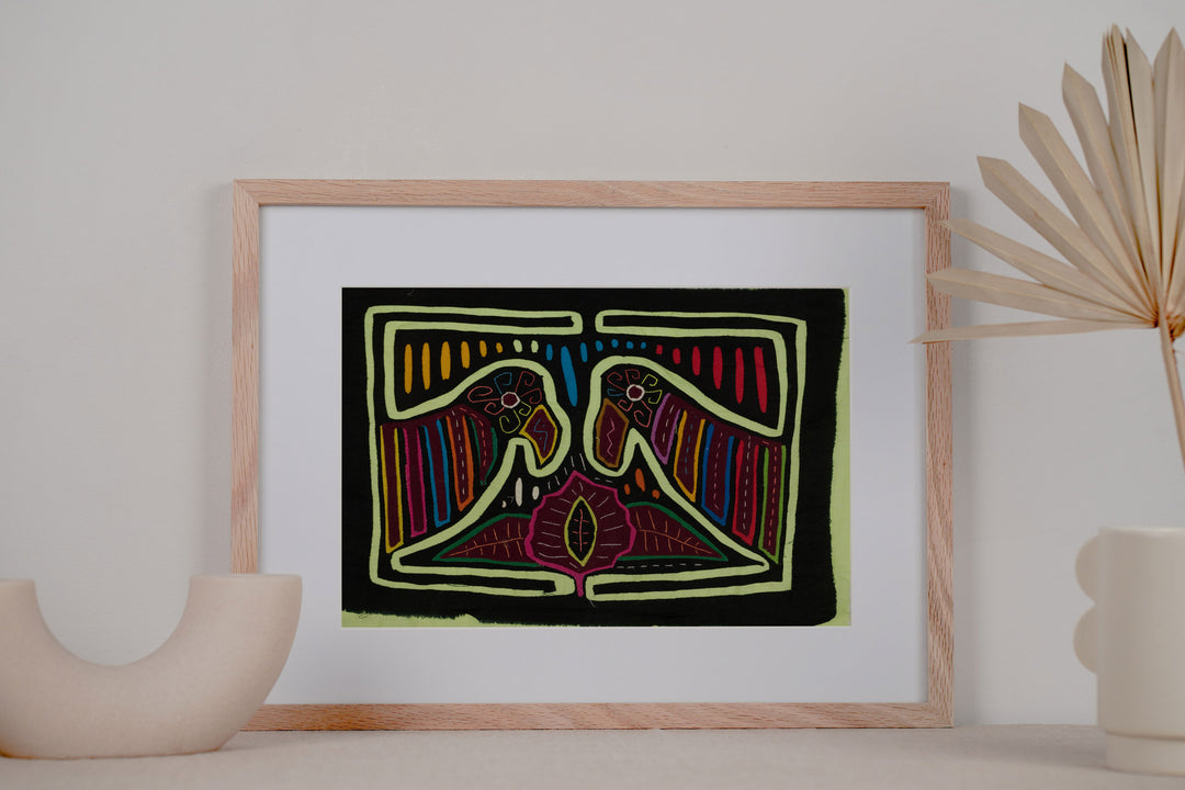 Green Pink Gossip Bird Mola