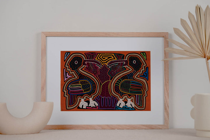 Kingfisher Bird Couple with Fish Mola