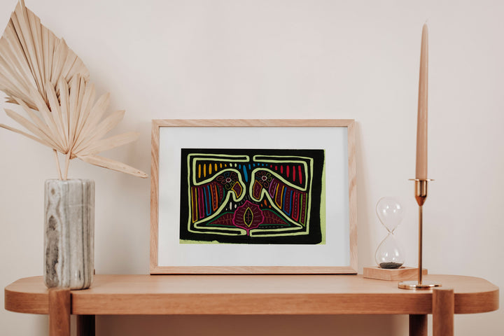 Green Pink Gossip Bird Mola