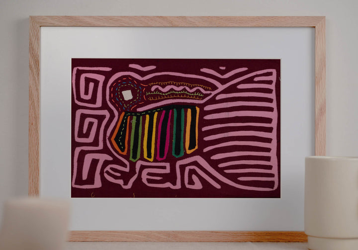 Big Tail Toucan Parrot Mola