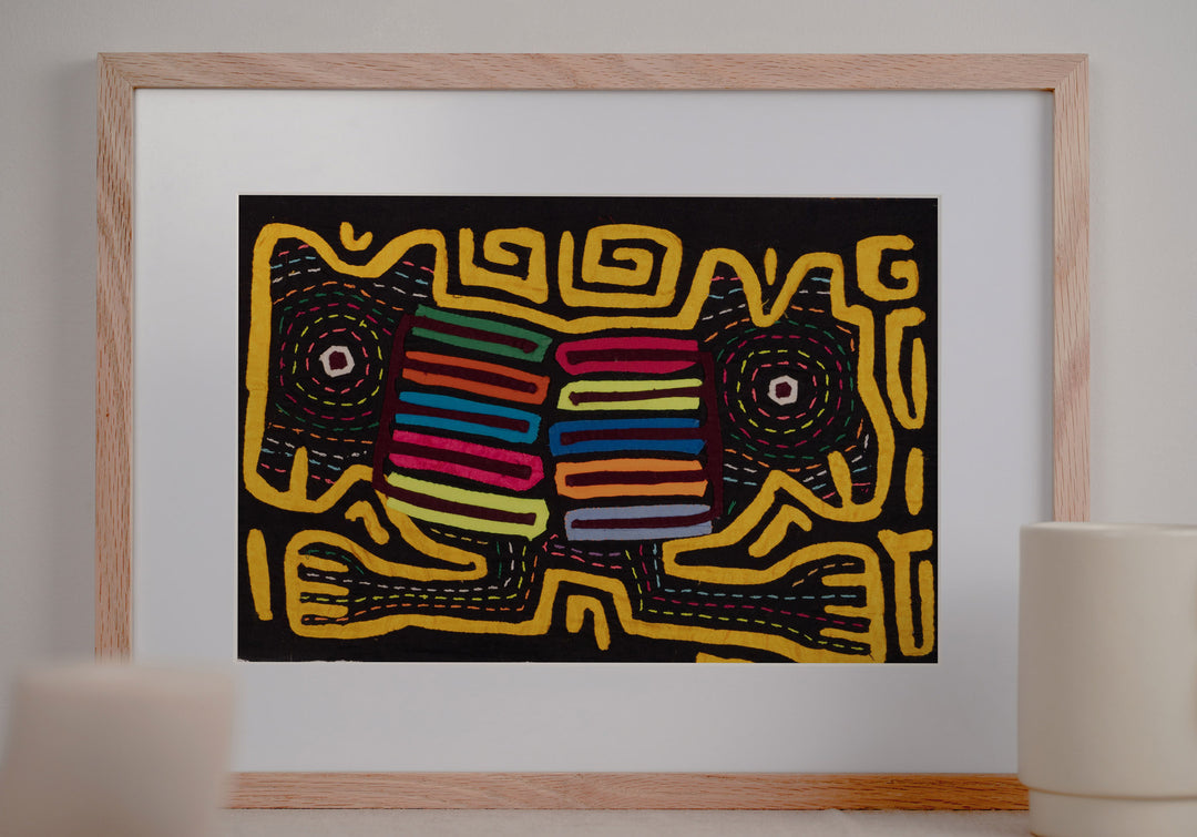 Golden Critters on the Run Mola