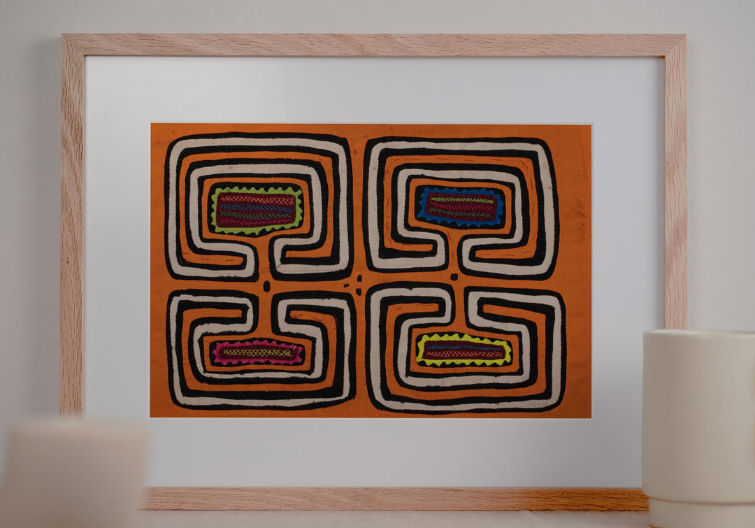 Orange Black White Computer Monitor Mola