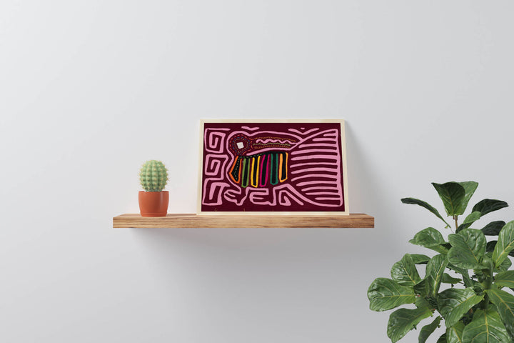 Big Tail Toucan Parrot Mola