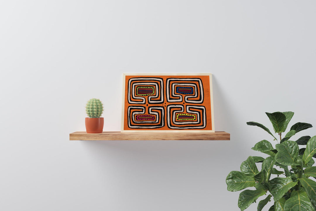 Orange Black White Computer Monitor Mola