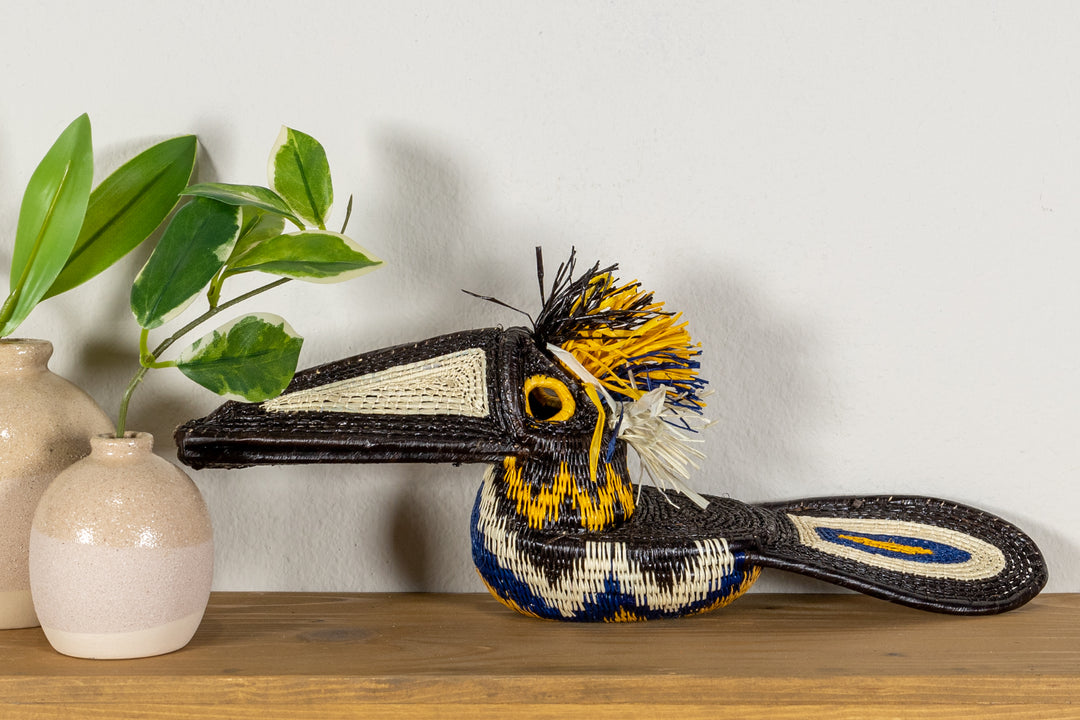 Black and Gold Toucan Bird