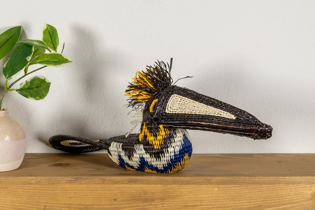 Black and Gold Toucan Bird