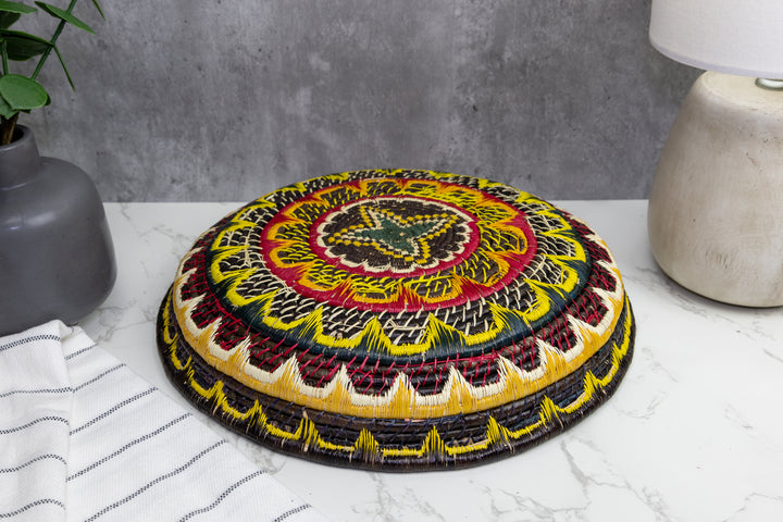 Woven Basket Plate, Basket Wall Decor