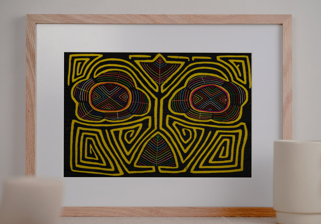 Black and Yellow Fancy Dan with Spinner Hands Mola